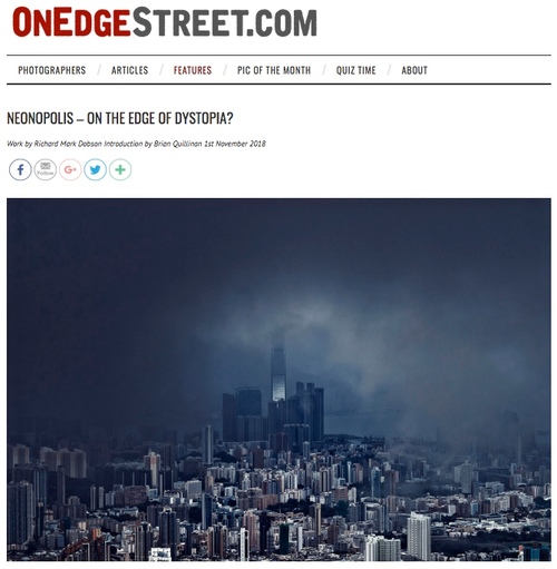 OnEdgeStreet-Neonopolis.  On the Edge of Dystopia